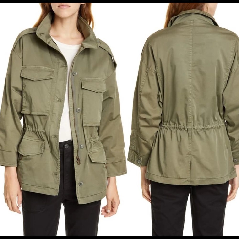 NWT Joie Jenita Green Utility Jacket- Size XXS